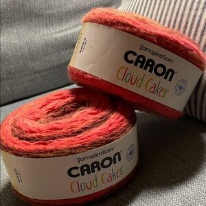 Caron Cloud Cakes Yarn - Lava (Red and Brown)